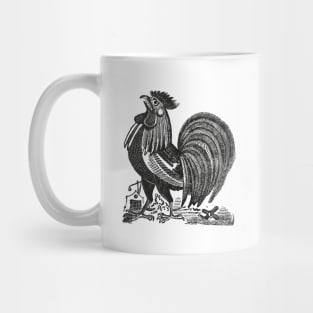 Black Rooster | Roosters | Chickens | Rural Life | Farm Life | Country Life | Posada | Mug